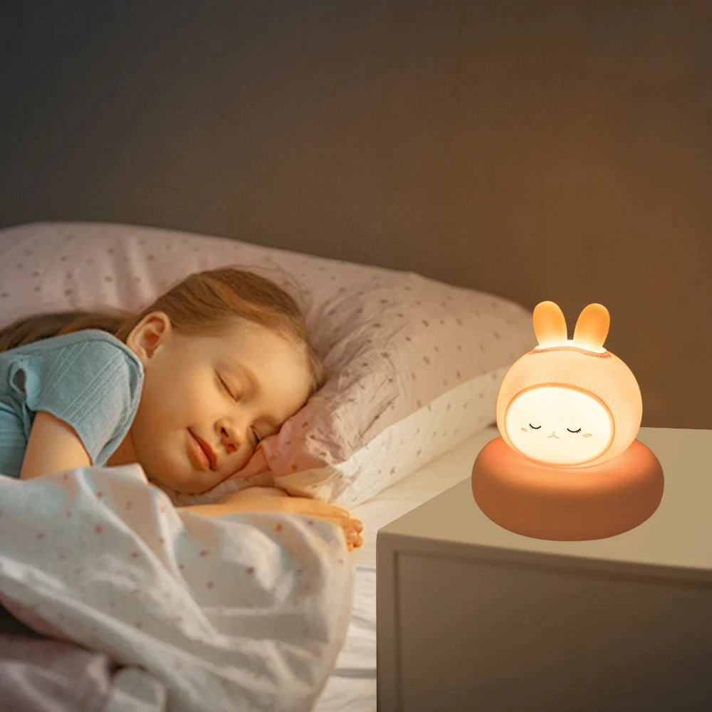 Cute Animal Night Light – Veilleuse Enfant Tactile & Réglable