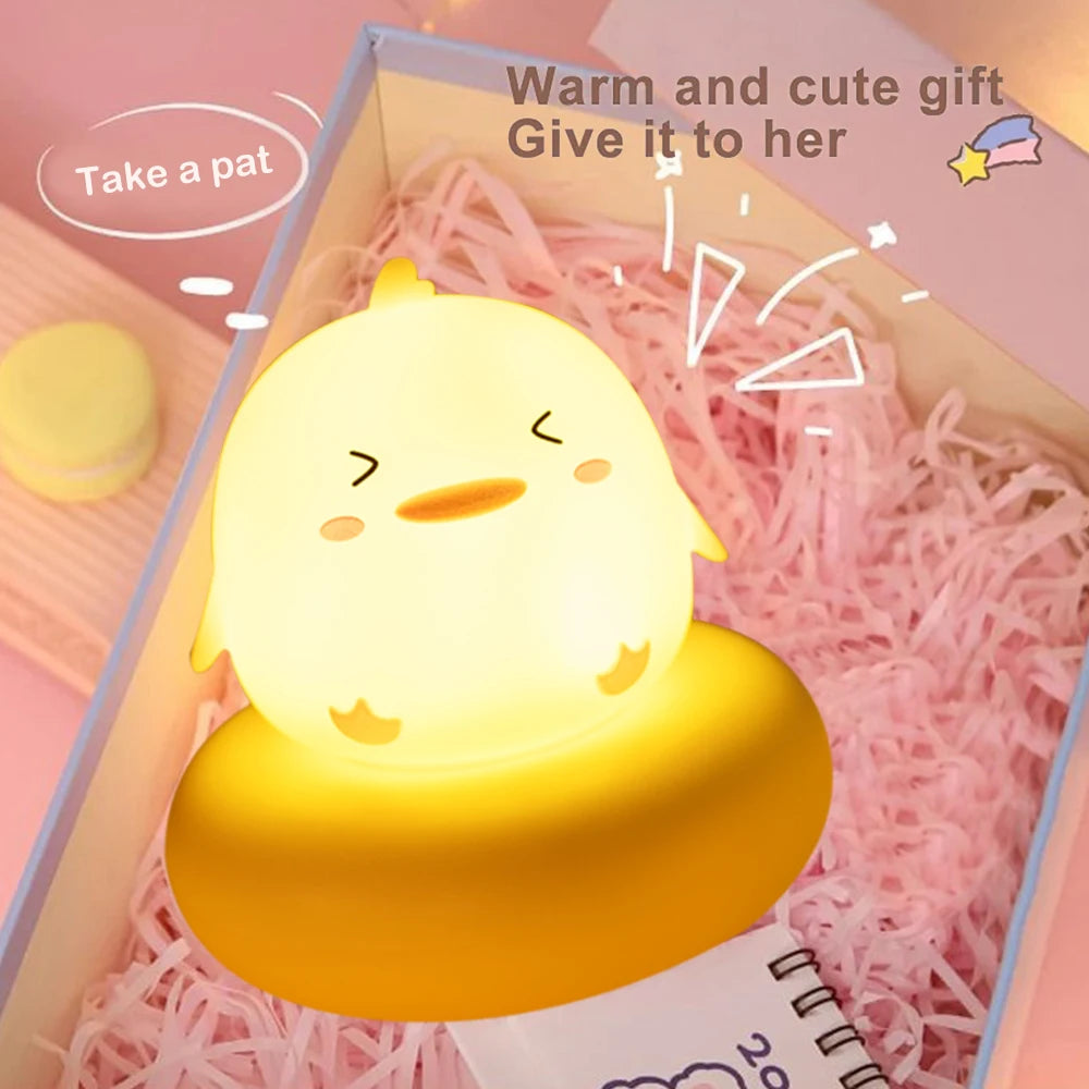 Cute Animal Night Light – Veilleuse Enfant Tactile & Réglable