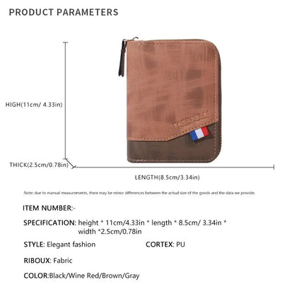 New Organ Bag Multi Pu Leather Large Capacity Card Bag Multifunctional Zipper Card Clip Hot Sales For Men And Women