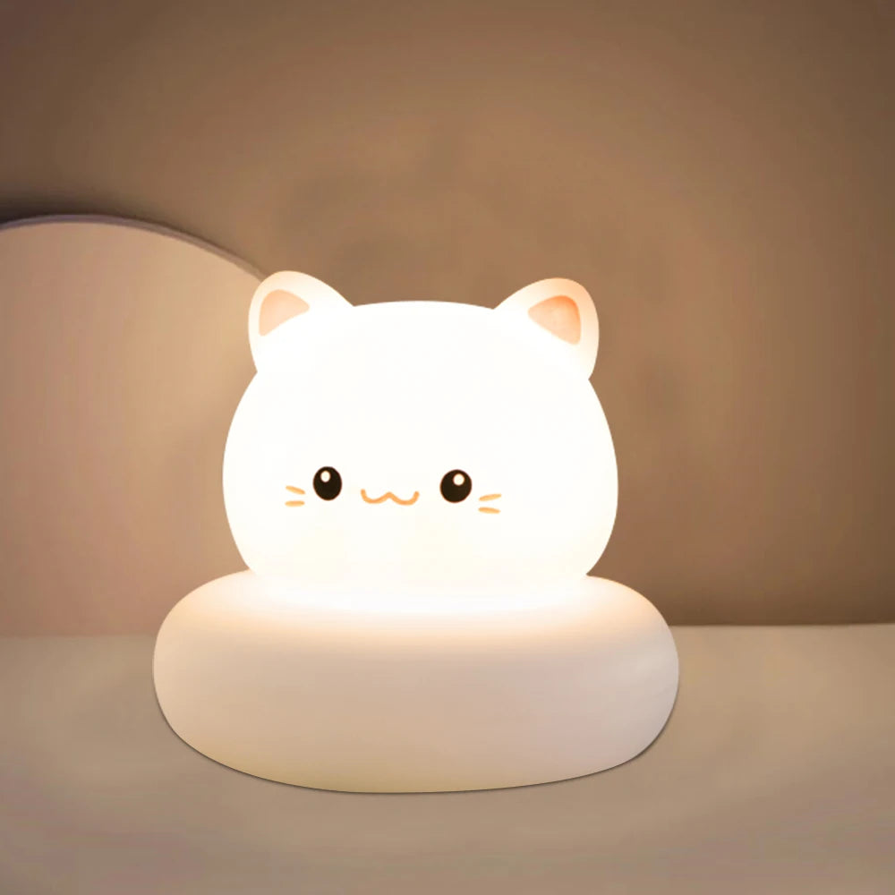 Cute Animal Night Light – Veilleuse Enfant Tactile & Réglable