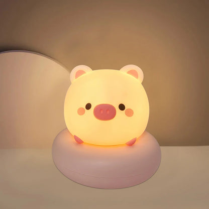 Cute Animal Night Light – Veilleuse Enfant Tactile & Réglable